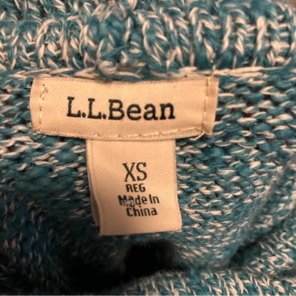Ll Bean ladies knitted turtleneck sweater size xs - Picture 5 of 6